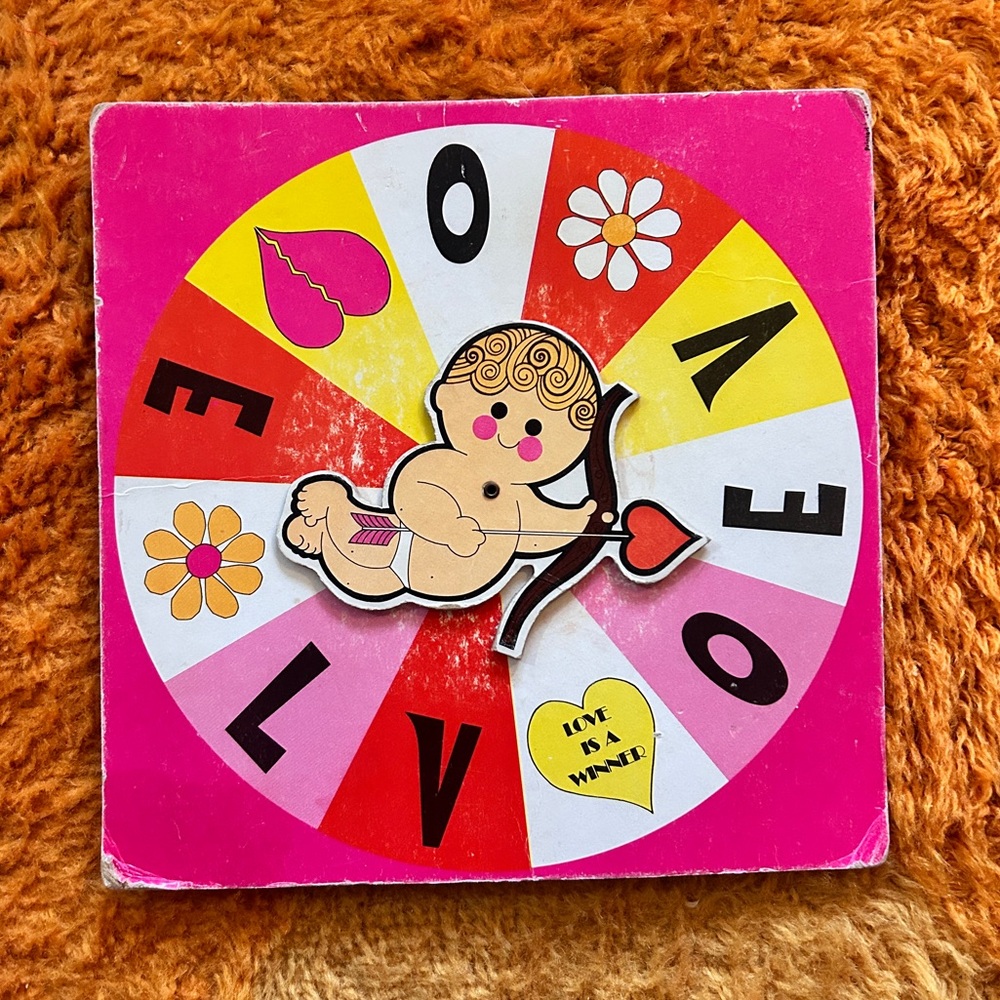 Vintage 1968 “Game of Love” by Hassenfeld Bros Cutsey Coquette Valentines Game